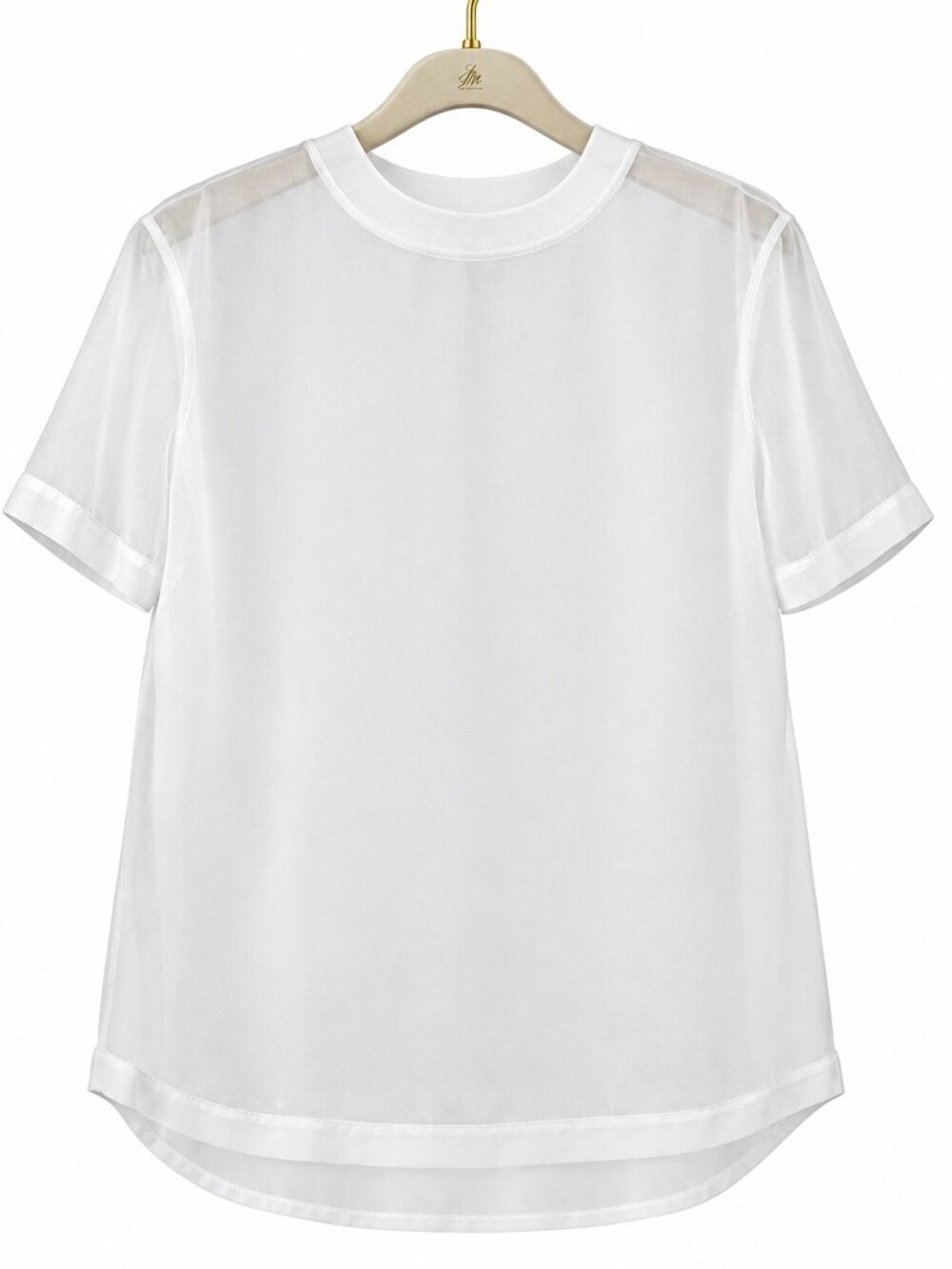 AllSaints Chalk White trace Top Size M